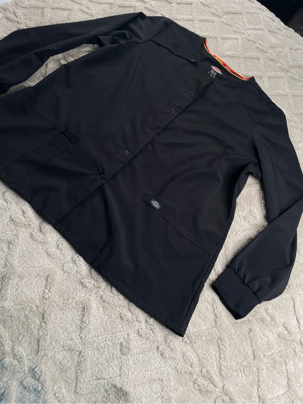 Dickies Black Lightweight Scrub Jacket. 
Size XL  Medical Staff